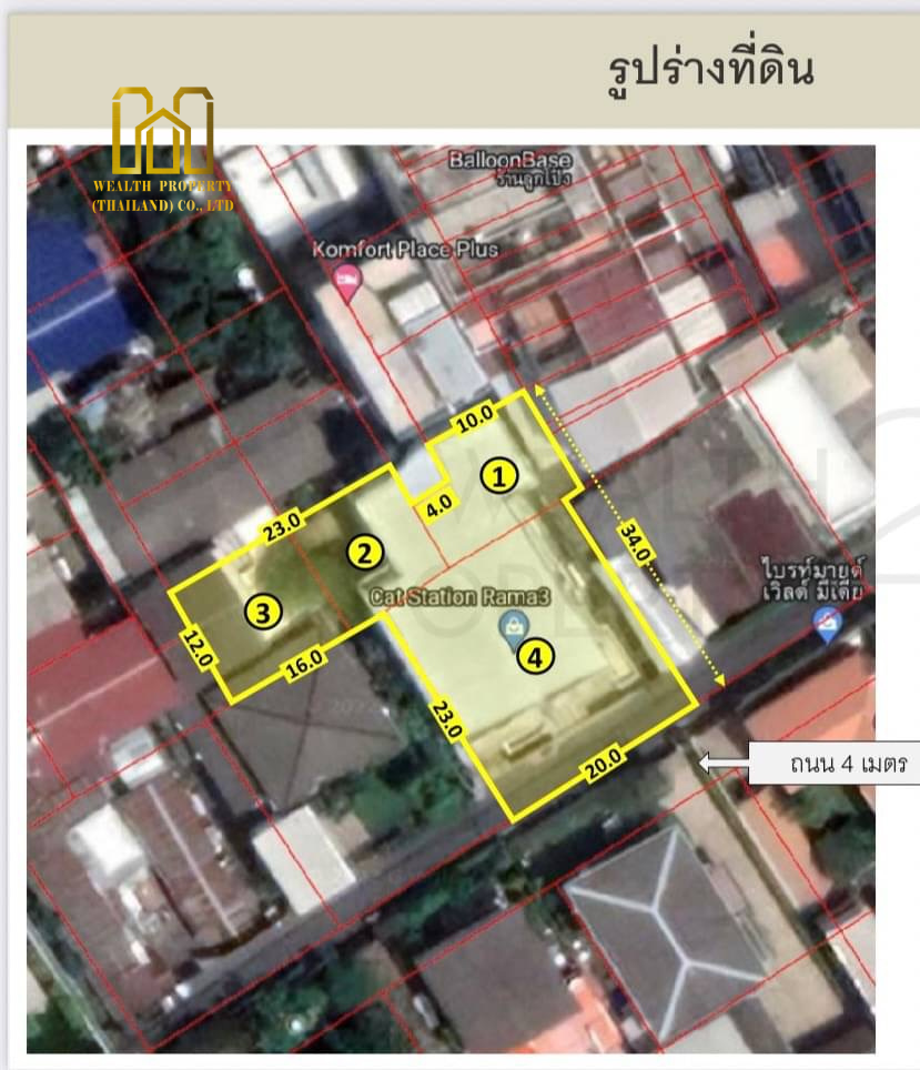 ขายที่ดินพร้อมบ้าน นราธิวาส 18 ซอยติดถนนจันทน์